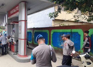 Polres Melawi Patroli SPBU
