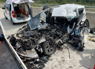 Laka di Tol Sibanceh: Anggota Dewan Selamat, Staf Meninggal
