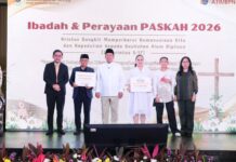 Hadiri Perayaan Paskah Kementerian ATR/BPN, Menteri Nusron: Paskah Membangun Semangat Kebangkitan Bangsa