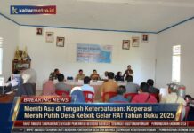Meniti Asa Kemandirian Ekonomi: Koperasi Merah Putih Desa Kelakik Gelar RAT Tahun Buku 2025