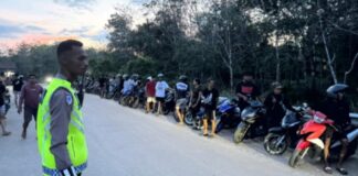 Tegas! Bikin Bising “Kenalpot Brong” Satlantas Polres Melawi Amankan 50 Motor